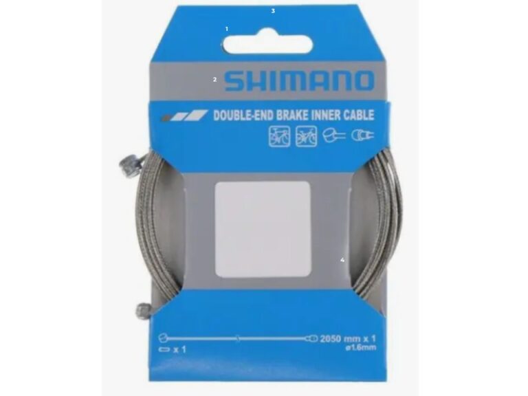 CABLE FRENO SHIMANO RUTA 1.6 X 2050MM