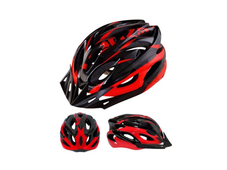 CASCO VENZO VUELTA NEGRO/ROJO T:M