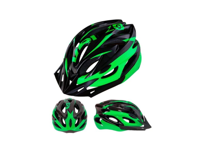 CASCO VENZO VUELTA NEGRO/VERDE T:L