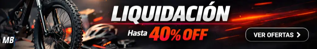 Liquidación - 40% de descuento - MartinBike - Banner Liquidación - 40% de descuento - MartinBike - Banner