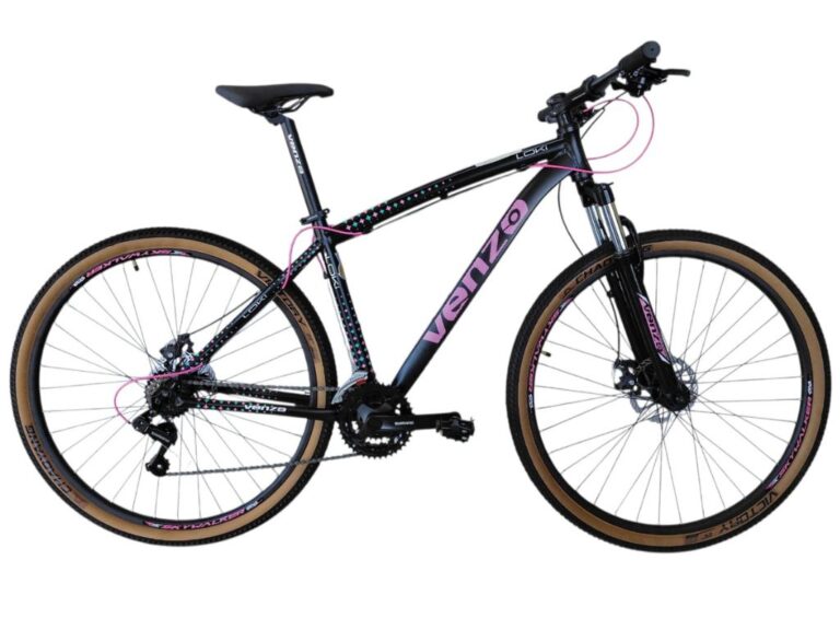 VENZO LOKI EVO R29 21V D M - NEGRO/TEAL/ROSA T:S