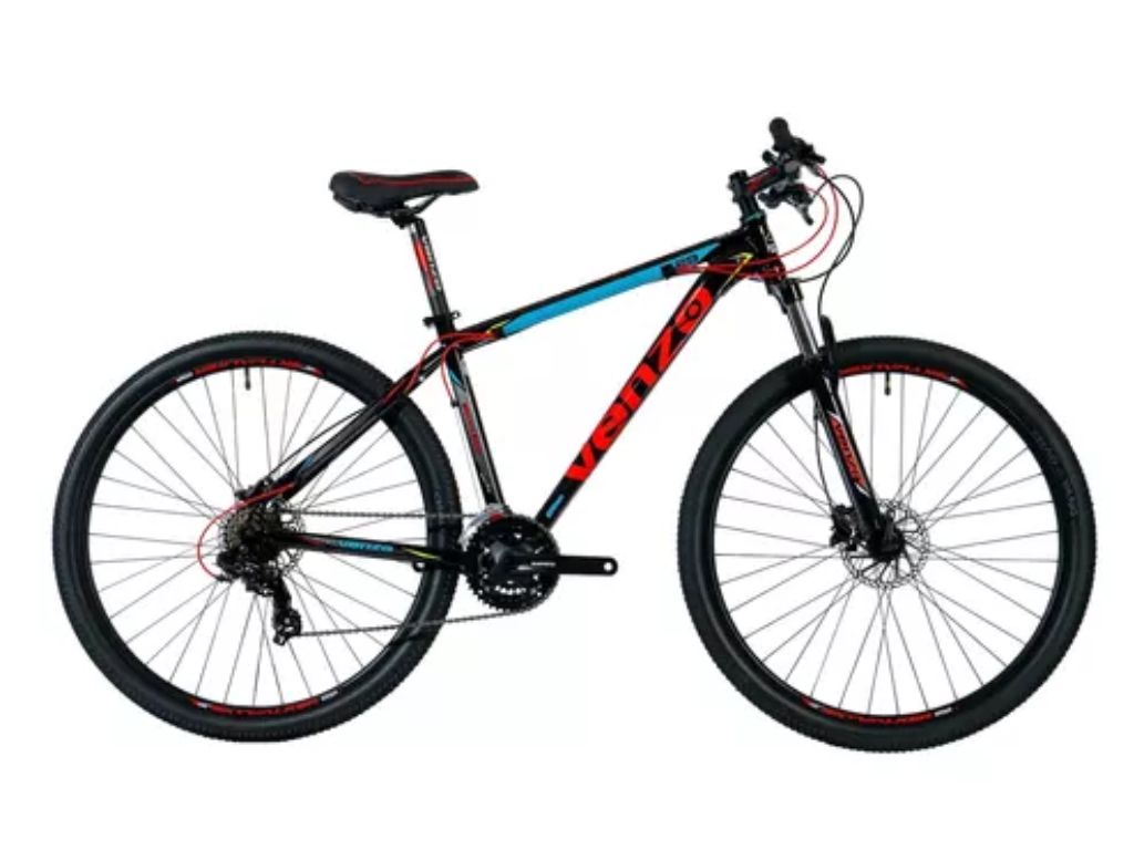 VENZO SKYLINE EVO R29 21V D M - NEGRO/CELESTE/ROJO T:XL